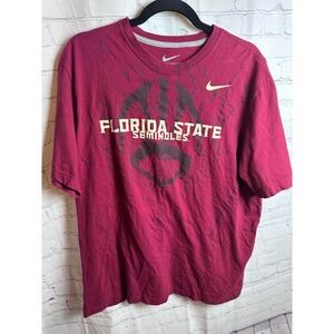 Nike Florida State Seminoles‎ T-Shirt Graphic Tee Standard Fit XL